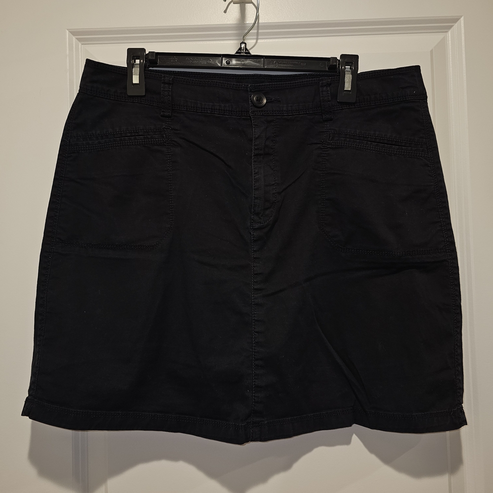 Croft & Barrow Black Stretch Skirt